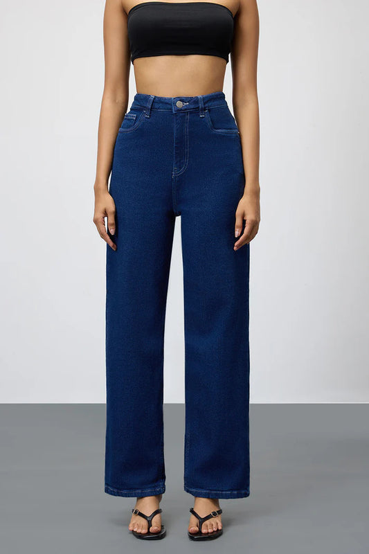 STRAIGHT FIT BLUE JEANS 👖