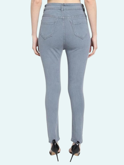 NARROW GREY JEANS