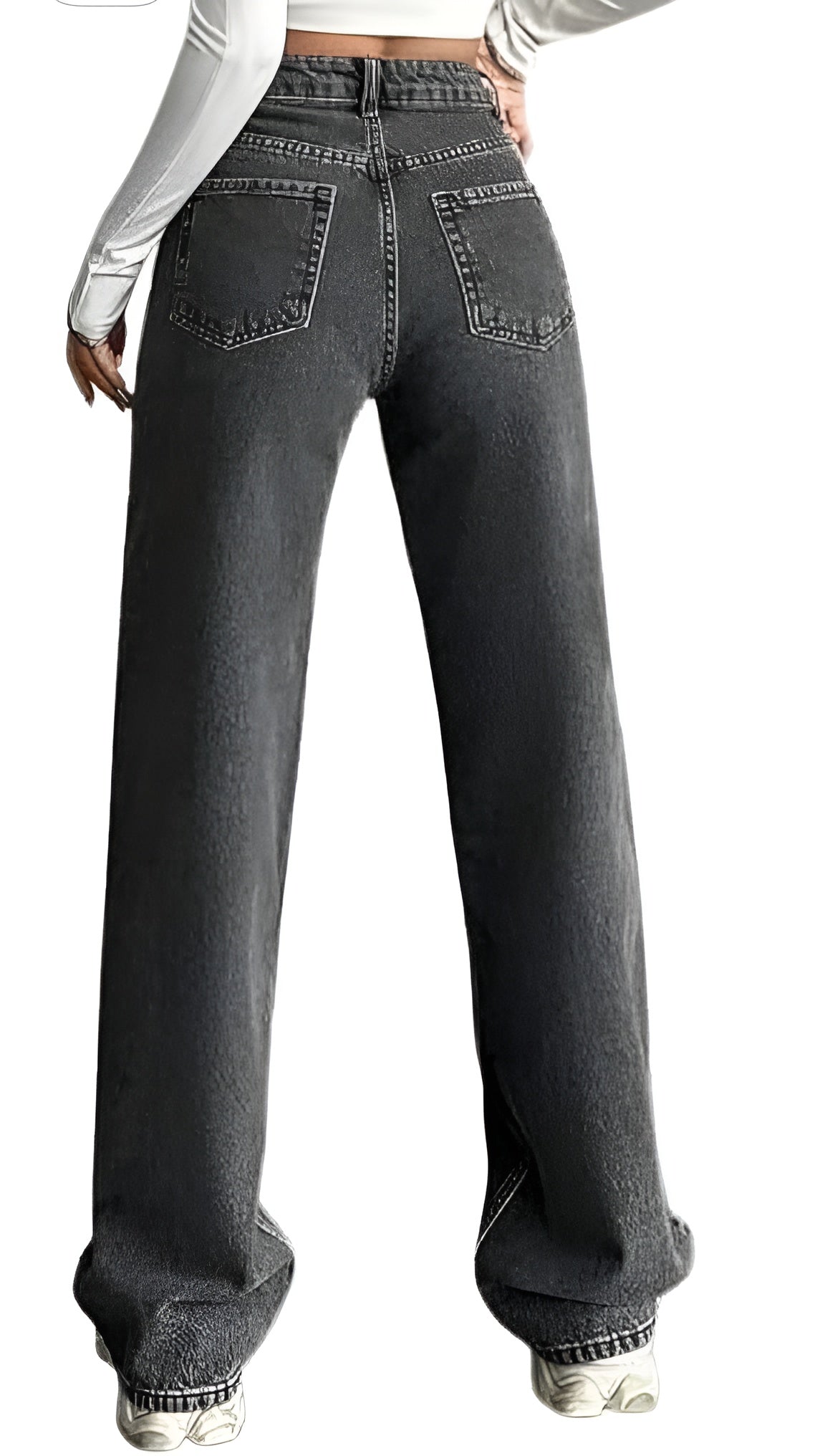 Straight Fit Grey Jeans 👖