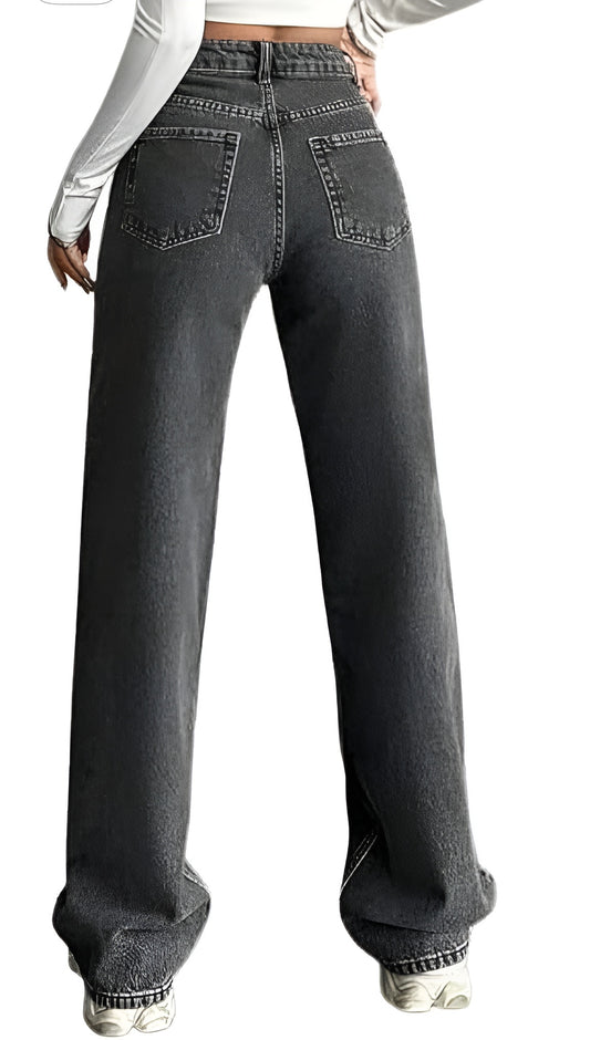 Straight Fit Grey Jeans 👖