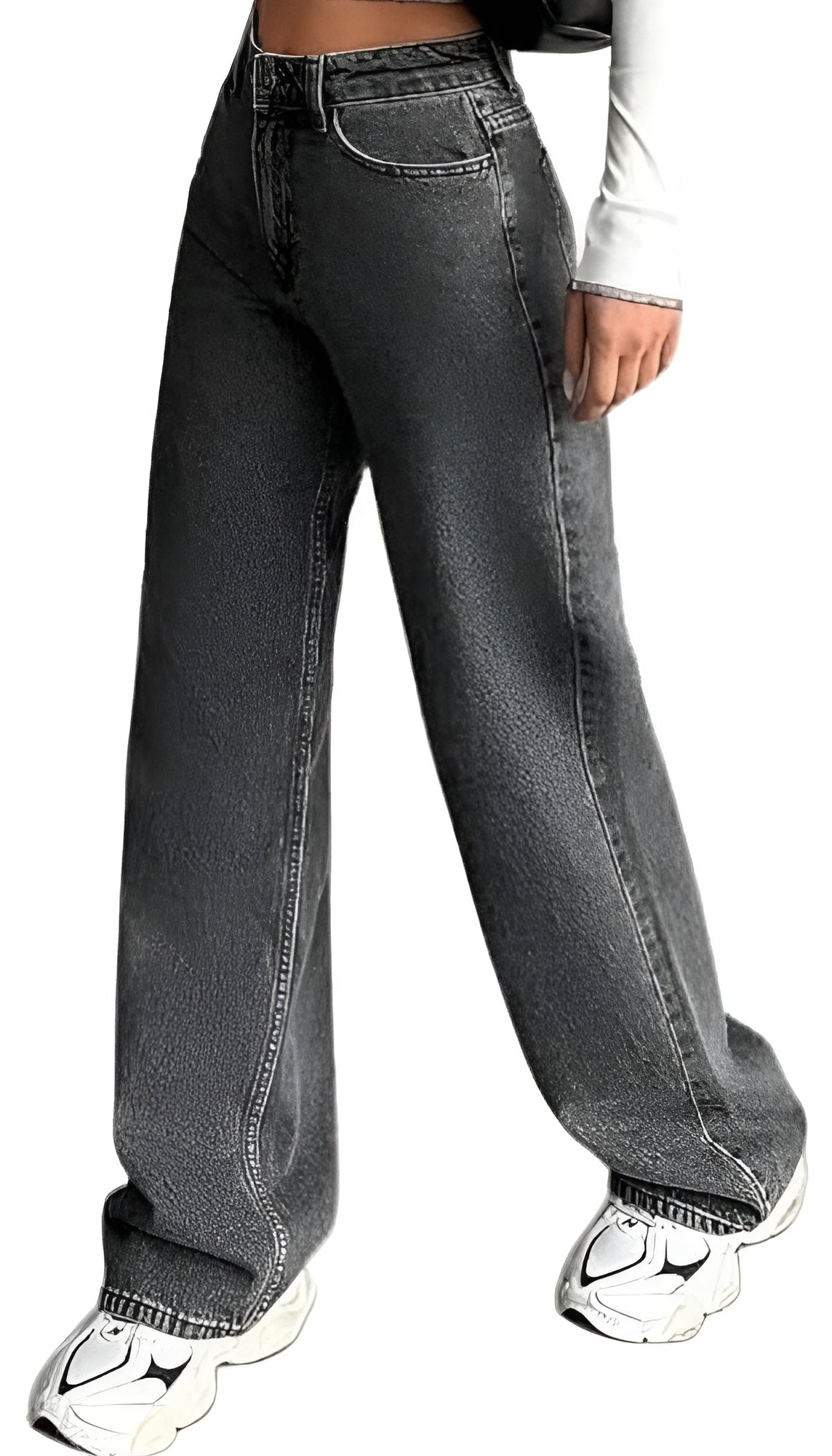 Straight Fit Grey Jeans 👖