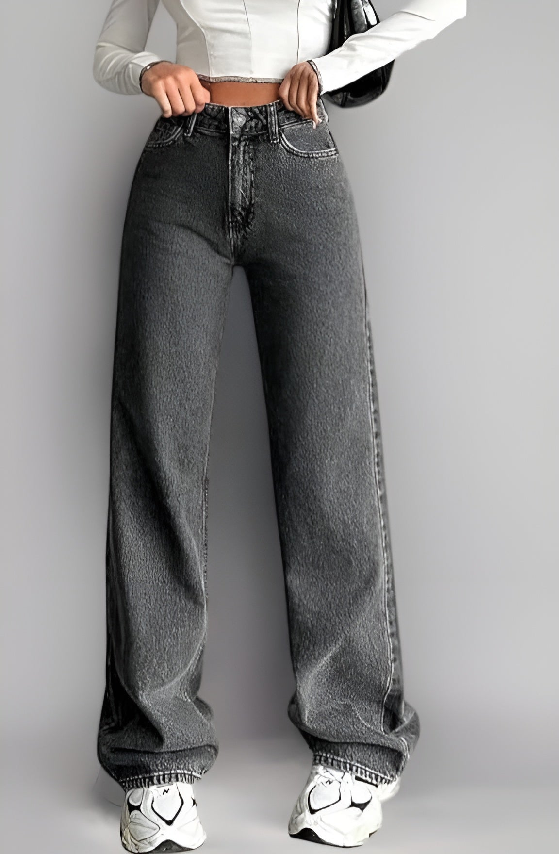 Straight Fit Grey Jeans 👖