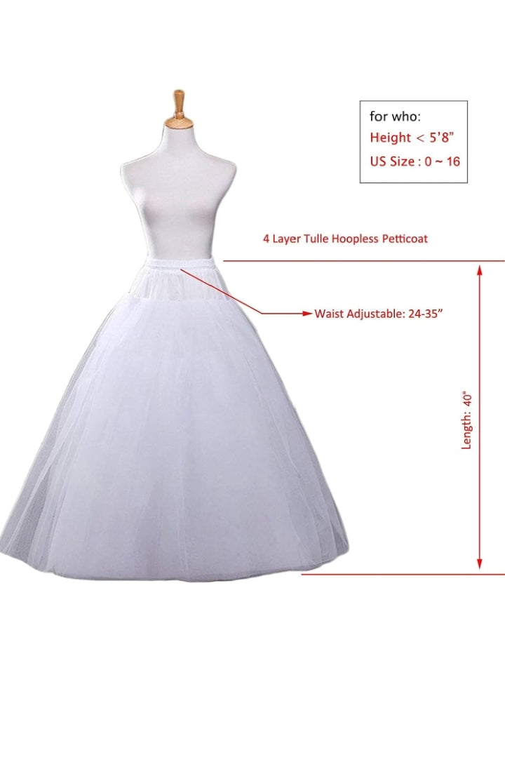 Skirts Women White 2 Layer Hoopskirt Cancan Underskirt Petticoat for Ball Gown and Bridal Lehenga