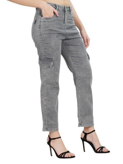 6 POCKET GREY JEANS