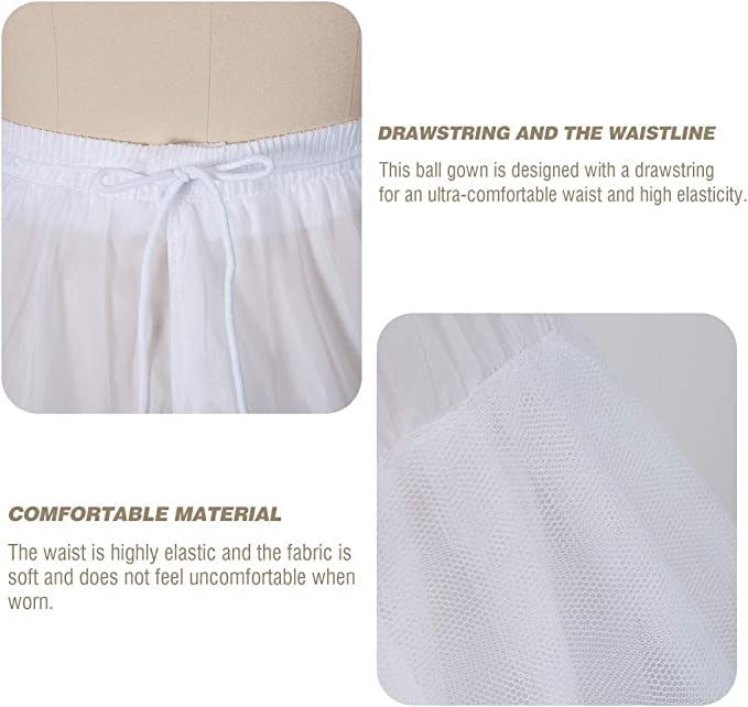 Women Skrit White 2 Layer