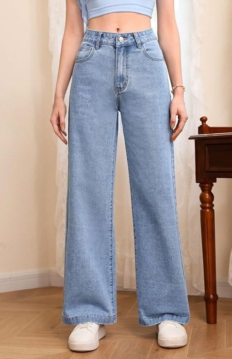 STRAIGHT FIT SKY JEANS 👖