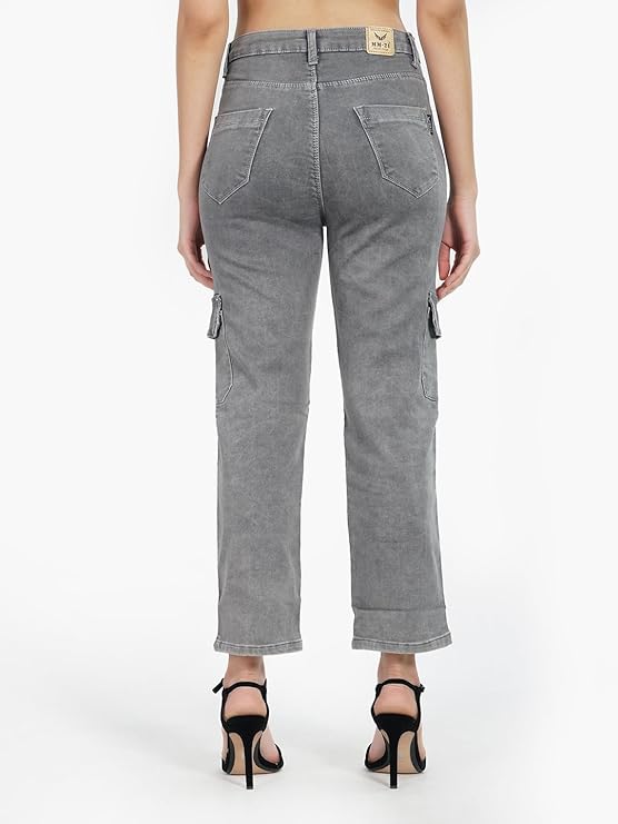 6 POCKET GREY JEANS