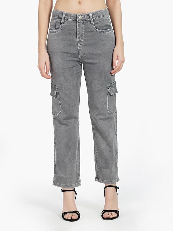 6 POCKET GREY JEANS