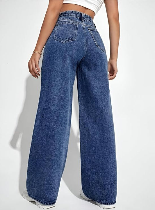 STRAIGHT FIT BLUE JEANS 👖