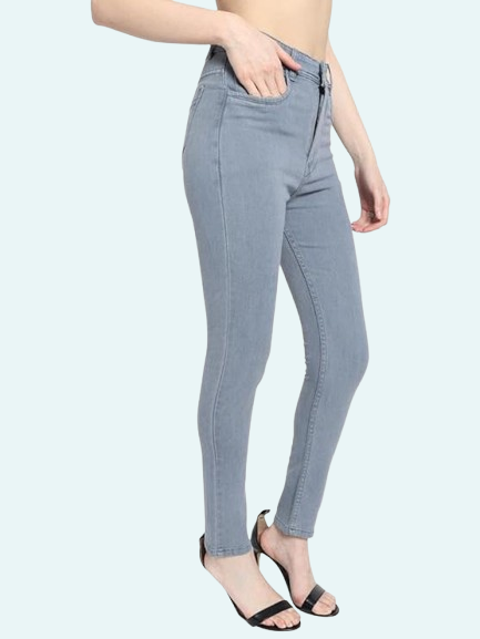 NARROW GREY JEANS