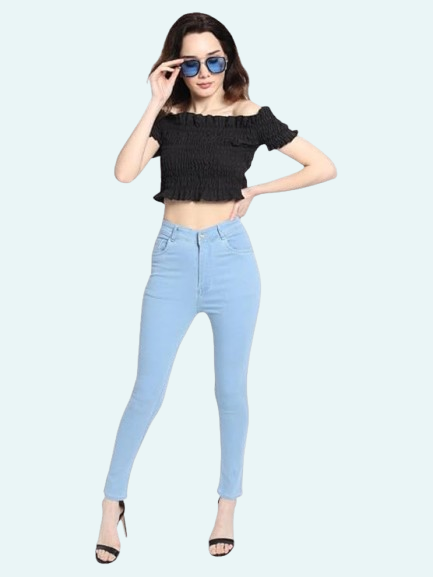 LITE BLUE NARROW JEANS