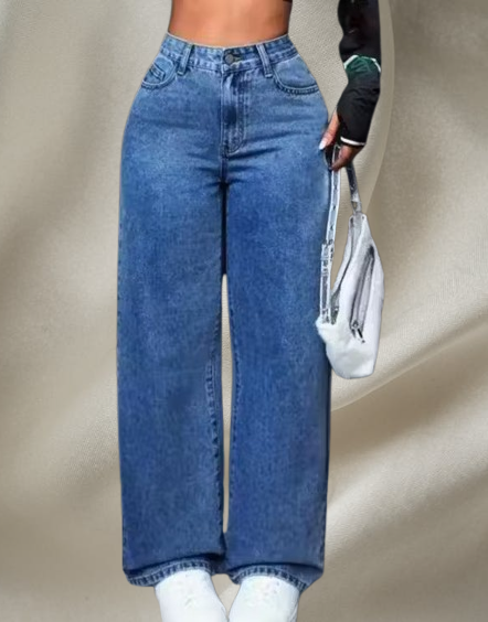 Blue Straightfit jeans