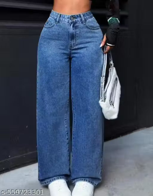 Blue Straightfit jeans
