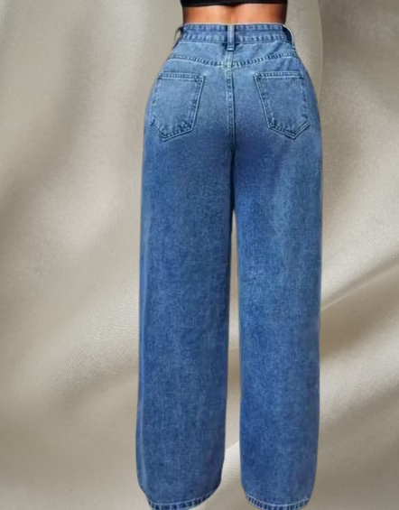 Blue Straightfit jeans