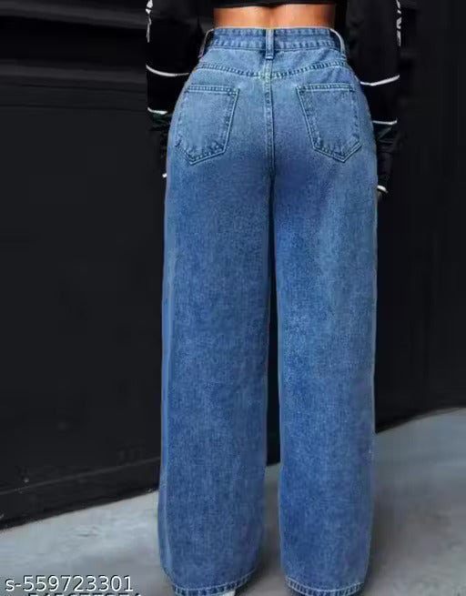 Blue Straightfit jeans